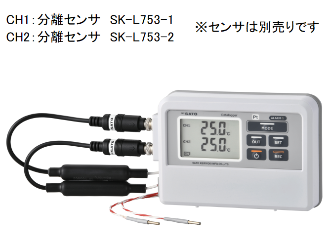日本佐藤SATO  2ch溫度記錄器 （PT） 存儲(chǔ)器  SK-L753