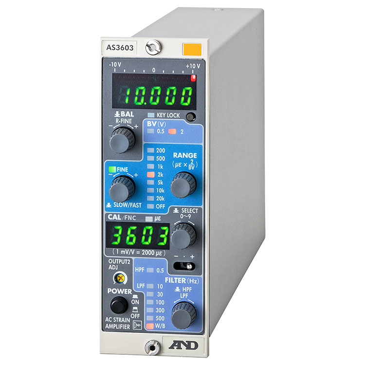 日本AND 應變放大器交流電橋系統(tǒng)通用/低頻段 AS3603型