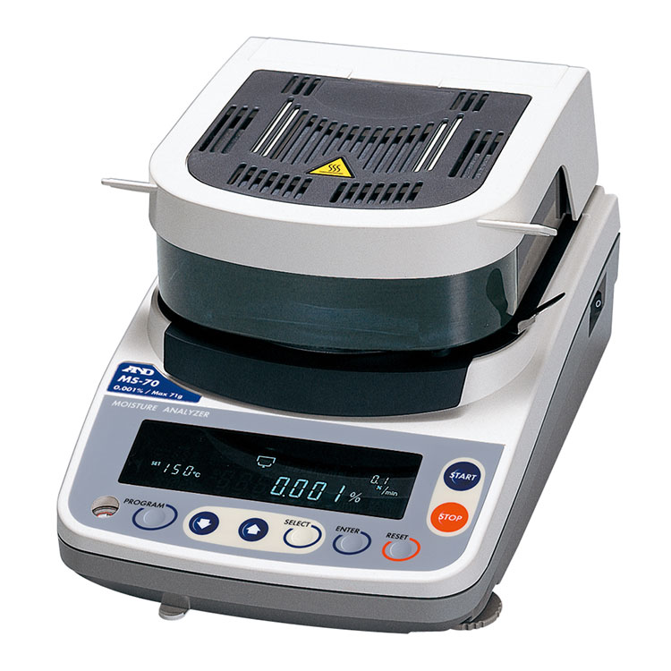 日本AND 加熱干燥式水分計 MS-70 / MX-50 / MF-50 / M...
