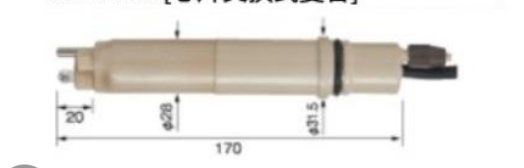 HORIBA 堀場電極耐高堿用pH電極 6172-50B[芯片交換式復(fù)合]